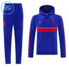 Manchester United Hoodie Børn Blå Trænings Sweatshirt 2026-27 Manchester United Hoodie Børn Blå Trænings Sweatshirt 2026-27