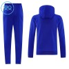 Manchester United Hoodie Børn Blå Trænings Sweatshirt 2026-27