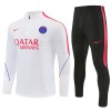Paris Saint-Germain Hvid Trænings Sweatshirt Kvart-Zip 2026-27 Paris Saint-Germain Hvid Trænings Sweatshirt Kvart-Zip 2026-27
