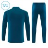 Portugal Børn Blå Trænings Sweatshirt Kvart-Zip 2026-27