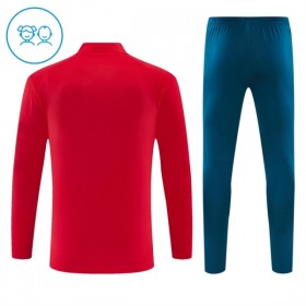 Portugal Børn Rød Trænings Sweatshirt Kvart-Zip 2026-27