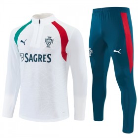 Portugal Hvid Trænings Sweatshirt Kvart-Zip 2026-27