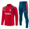 Portugal Rød Trænings Sweatshirt Kvart-Zip 2026-27 Portugal Rød Trænings Sweatshirt Kvart-Zip 2026-27