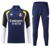 Real Madrid Blå Trænings Sweatshirt Kvart-Zip 2026-27 Real Madrid Blå Trænings Sweatshirt Kvart-Zip 2026-27