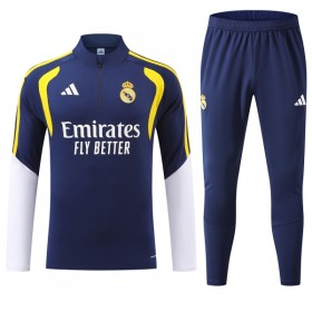 Real Madrid Blå Trænings Sweatshirt Kvart-Zip 2026-27