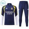 Real Madrid Børn Blå Trænings Sweatshirt Kvart-Zip 2026-27 Real Madrid Børn Blå Trænings Sweatshirt Kvart-Zip 2026-27