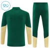 Real Madrid Børn Grøn Trænings Sweatshirt Kvart-Zip 2026-27
