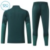 Real Madrid Børn Grøn Trænings Sweatshirt Kvart-Zip 2026-27
