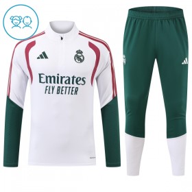 Real Madrid Børn Hvid Trænings Sweatshirt Kvart-Zip 2026-27