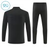 Real Madrid Børn Sort Trænings Sweatshirt Kvart-Zip 2026-27