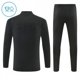 Real Madrid Børn Sort Trænings Sweatshirt Kvart-Zip 2026-27