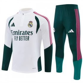 Real Madrid Hvid Trænings Sweatshirt Kvart-Zip 2026-27