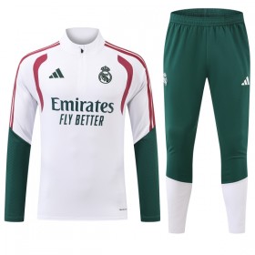 Real Madrid Hvid Trænings Sweatshirt Kvart-Zip 2026-27