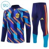 Spanien Børn Blå Trænings Sweatshirt Kvart-Zip 2026-27 Spanien Børn Blå Trænings Sweatshirt Kvart-Zip 2026-27