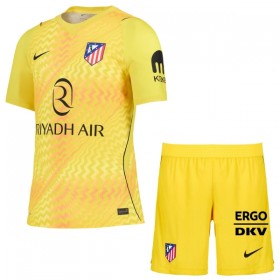 Atlético Madrid Oblak 13 Målmand Børn Trøje Gul 2026-27 Kortærmet(+ Korte bukser)