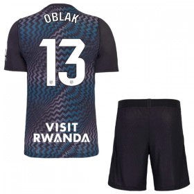 Atlético Madrid Oblak 13 Målmand Børn Trøje Sort 2026-27 Kortærmet(+ Korte bukser)