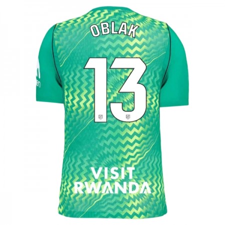 Atlético Madrid Oblak 13 Målmand Trøje Grøn 2026-27 Kortærmet Atlético Madrid Oblak 13 Målmand Trøje Grøn 2026-27 Kortærmet