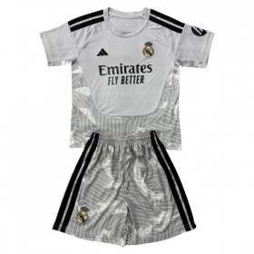 Real Madrid Målmand Børn Trøje Grå 2026-27 Kortærmet(+ Korte bukser)