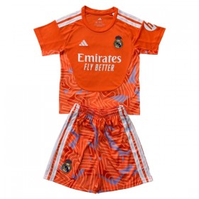 Real Madrid Målmand Børn Trøje Orange 2026-27 Kortærmet(+ Korte bukser)