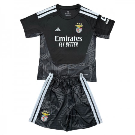 Benfica Målmand Børn Trøje Sort 2026-27 Kortærmet(+ Korte bukser)
