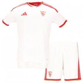 Sevilla FC Børn Hjemmebanesæt 2026-27 Kortærmet(+ Korte bukser)