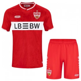 VfB Stuttgart Børn Udebanesæt 2026-27 Kortærmet(+ Korte bukser)