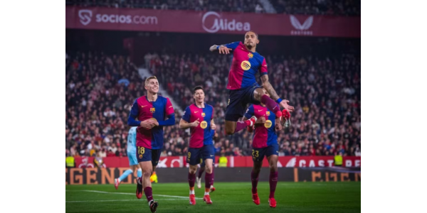 Barcelona slog Sevilla 4-1, tre sejre i træk og tæt jagt på Real Madrid
