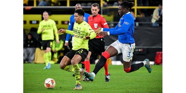 Dortmund ude, Haaland desperat
